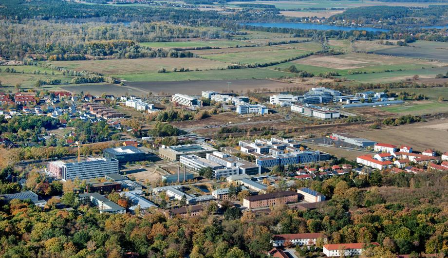 Potsdam Science Park (zuvor Wissenschaftspark Golm) Luftbild aus dem Jahr 2018