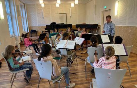 Städtische Musikschule - Orchester - Orchesterwerkstatt im Kammermusiksaal Jägerstraße