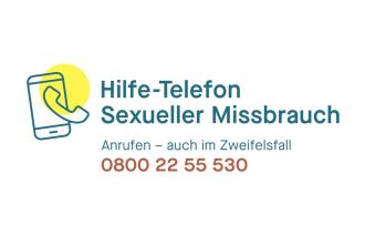 Logo Hilfe-Telefon Sexueller Missbrauch mit der Telefonnummer: 0800 22 55 530