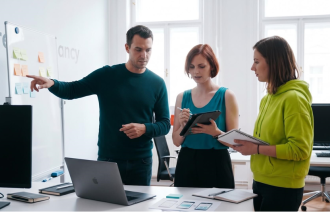 Brainstorming bei visionYOU