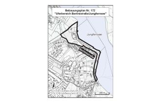 Geltungsbereich des Bebauungsplans Nr. 172