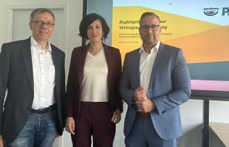 Bürgermeister Burkhard Exner und Oberbürgermeisterin Noosha Aubel