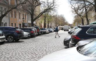 Ein Abschnitt der Dortustraße soll modellhaft zum verkehrsberuhigten Bereich werden. 
