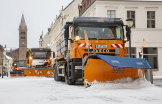 Schneeräumfahrzeuge in Potsdam