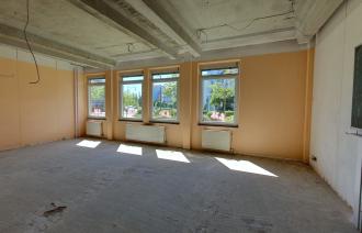 Die bauliche Innenansicht der Steubenschule.