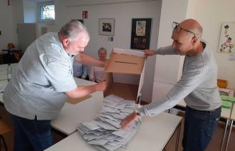 Die 133 Wahllokale für die Europa- und Kommunalwahl in der Landeshauptstadt Potsdam sind geschlossen und die Auszählung beginnt.