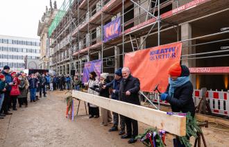 Richtfest Townhouse Kreativ-Quartier am 17. Januar 2025