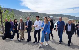 Amanda Palenberg besucht auf ihrer Delegationsreise Kurdistan