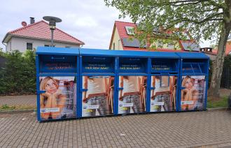 Altkleidercontainer in Potsdam