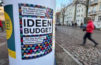 Plakat für das Potsdamer Ideen-Budget 2026