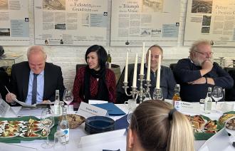 Pressekonferenz zur Grünen Woche 2026 mit Noosha Aubel und Bernd Rubelt