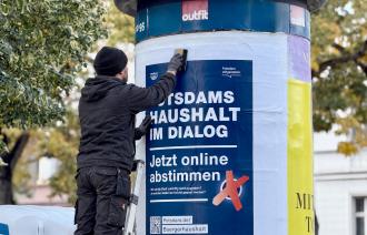 Plakat Bürgerhaushalt