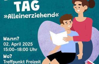 Aktionstag "Alleinerziehend" am 2. April 2025 im Treffpunkt Freizeit