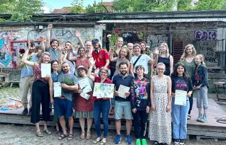 Jury und Gewinnerprojekte (Foto: LHP/ Frank Daenzer)