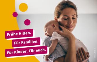 Frühe Hilfen Mutter mit Säugling