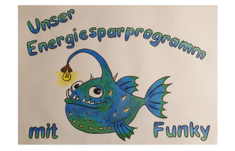 Funky unser Energiemaskottchen