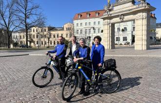 Die Fahrradstreife des Ordnungsamtes startet am 1. April 2025.