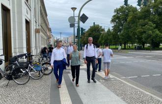 Campus-Tour des Oberbürgermeisters