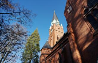 Inselkirche Hermannswerder von außen