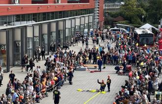 Präsentation der Jugendfeuerwehr auf dem Tag der offenen Tür der Feuerwehr 2023
