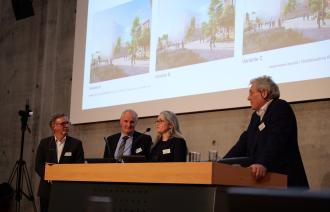 Städtebauliche Varianten für den Brauhausberg vorgestellt.