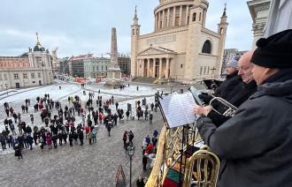 Potsdamer Adventsturmblasen am Alten Markt 2023