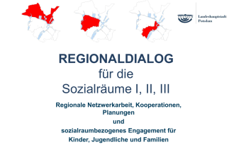 Zeigt die erste Seite eines Vortrages, der auf dem 2. Potsdamer Regionaldialog der Jugendhilfe gehalten worden ist.