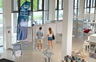 Ausstellung Bürgerhaushalt im Bildungsforum (Foto LHP / F. Daenzer)