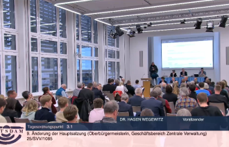 Sitzung der Stadtverordneten am 25. März 2026 (Screenshot)