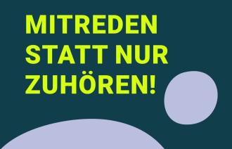 Mitreden statt nur zuhören 