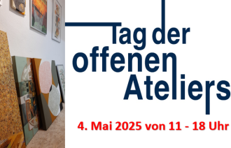 Einblick in das Atelierhaus Scholle51 während des Tag der offenen Ateliers 2024, sowie Ankündigung des diesjährigen Tag der offenen Ateliers am 4. Mai 2025 von 11 bis 18 Uhr