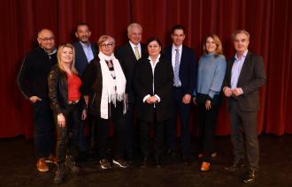 Der Vorstand des Wirtschaftsrates: Christoph Miethke, Christiane Preuß, Karsten Wagner, Dagmar Pätzold, Götz Friederich, Birgit Derwanz-Dahlmann, Dr. Daniel Hönow, Kerstin Zwirn, Stefan Frerichs (v.l.n.r.)