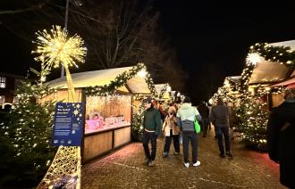 Sternengasse auf dem Potsdamer Weihnachtszauber