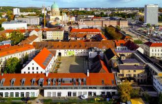 Kreativ Quartier Potsdam aus der Vogelperspektive