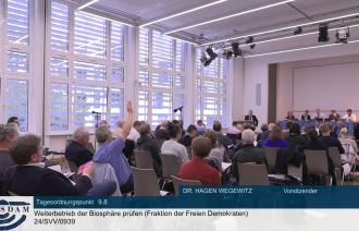 Fortsetzung der 3. öffentlichen Sitzung der Stadtverordnetenversammlung vom 30. September 2024