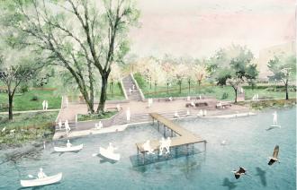 2. Wertungsrundgang Perspektive Wettbewerb Griebnitzsee Rudolph Langner - Station C23