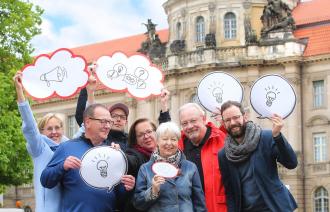 Mitglieder des letzten Projektteams Bürgerhaushalt aus dem Jahr 2020/21