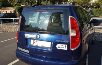 Kampagne Seitenabstand 1,5 Meter auf PKW des Fuhrparks