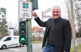 Potsdam erhält weitere Grünpfeile für Radler