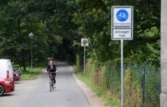 Fahrradstraße in Potsdam
