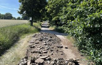 Illegale Müllablagerungen,
