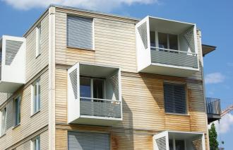 Beispielbild Wohnungsbau Holz.