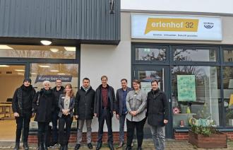 Besuch Bundesministerium für Wohnen, Stadtentwicklung und Bauwesen (BMWSB) im Projekt erlenhof 32.