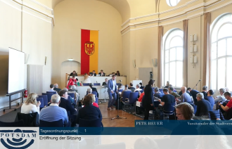 Fortsetzung der 38. öffentlichen Sitzung der Stadtverordnetenversammlung am 8. Mai 2023