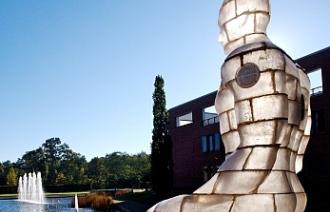 Mr. Net sculpture at the Hasso-Plattner Institute for software systmes technology