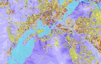 Ausschnitt Klimaanalysekarte Potsdam