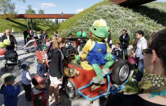 Buga-Maskottchen Froschkönig Fritz