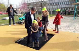 Spielen und Sport treiben: Der erste Bauabschnitt der Plantage ist eröffnet. Foto: Landeshauptstadt Potsdam, Christine Homann