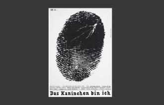Das Foto zeigt das Plakat des Films "Das Kaninchen bin ich".