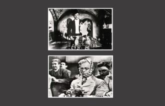 Das Bild zeigt Standfotos aus dem Film "Die Feuerzangenbowle". (Bildquelle:  Filmmuseum Potsdam)